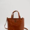 Bolsa Clara peq - miel-honey-brown-cognac-brown